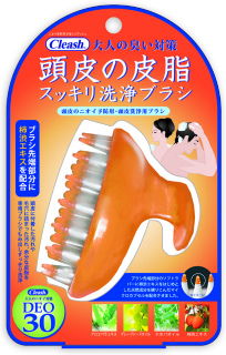 【クリアッシュ】デオサーティー　頭皮の皮脂スッキリ洗浄ブラシ